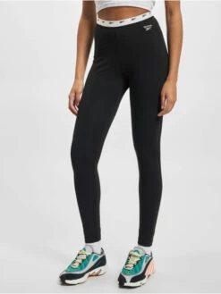 Reebok Damen Legging Cl Ae Cotton In Schwarz