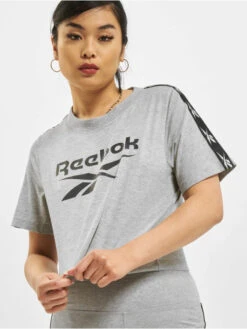 Reebok Damen T-Shirt TE Tape Pack In Grau