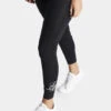 Damen Legging Leggings In Schwarz
