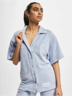 SIXTH JUNE Damen Hemd Monogram In Blau