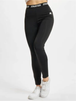 Starter Damen Legging Logo Tape In Schwarz