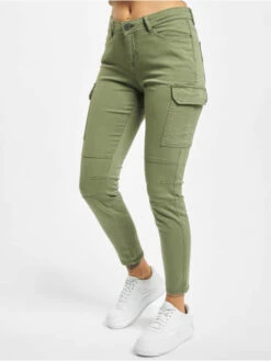 SUBLEVEL Damen Cargohose Jess In Olive