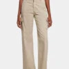 URBAN CLASSICS Damen Cargohose Ladies High Waist In Khaki