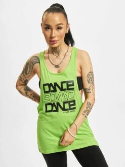 Damen Tank Tops Dance In Grün
