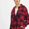 URBAN CLASSICS Damen Hemd Ladies Check In Rot