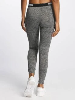URBAN CLASSICS Damen Legging Active Melange Logo In Grau -URBAN CLASSICS Verkaufsgeschäft urban classics legging grau 399226 1
