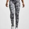 URBAN CLASSICS Damen Legging Active Graphic In Grau