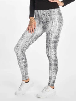 URBAN CLASSICS Damen Legging Pattern In Grau