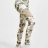 URBAN CLASSICS Damen Legging Classics Camo Tech Mesh In Rosa