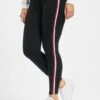 URBAN CLASSICS Damen Legging 3-Tone Tape In Schwarz