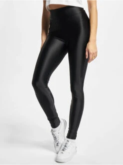 URBAN CLASSICS Damen Legging Ladies Highwaist In Schwarz