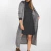 URBAN CLASSICS Damen Strickjacke Terry Long In Schwarz