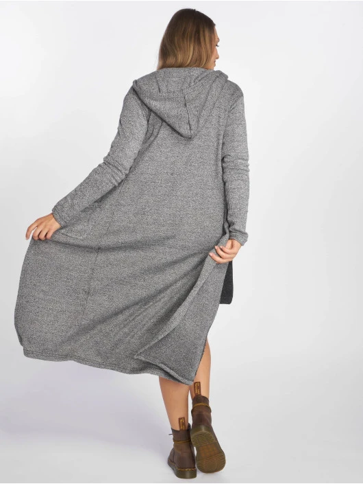 URBAN CLASSICS Damen Strickjacke Terry Long In Schwarz 2 URBAN CLASSICS Damen Strickjacke Terry Long In Schwarz – Bild 2