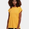 URBAN CLASSICS Damen T-Shirt Ladies Extended Shoulder In Orange