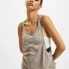 URBAN CLASSICS Damen Tank Tops Ladies Loose Burnout In Grau