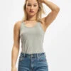 URBAN CLASSICS Damen Tank Tops Cutted Back In Grau
