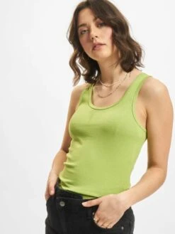 URBAN CLASSICS Damen Tank Tops Ladies In Grün