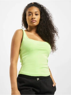 URBAN CLASSICS Damen Tank Tops Wide Neck In Grün