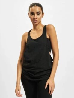 URBAN CLASSICS Damen Tank Tops Multicolor Naps In Schwarz