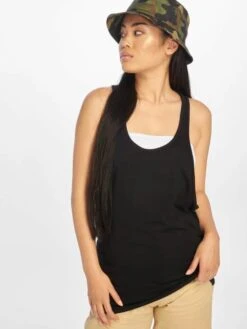 URBAN CLASSICS Damen Tank Tops Ladies Loose In Schwarz