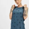 Damen Tank Tops Allover Star In Blau